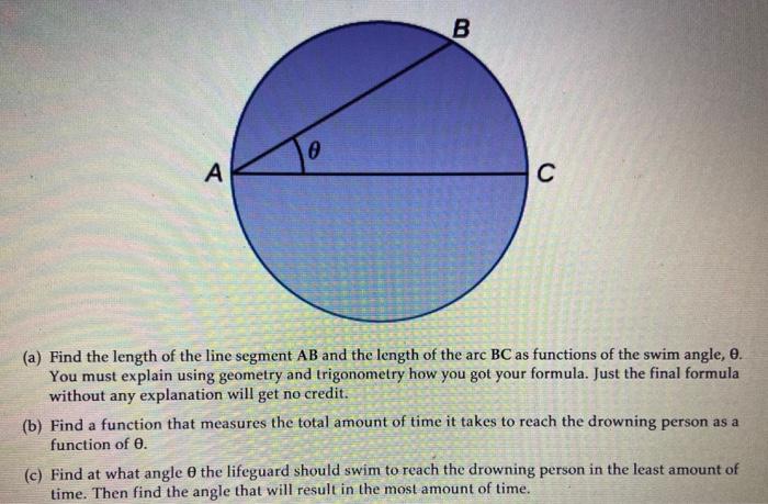 Solved For the following problems, consider a lifeguard at | Chegg.com