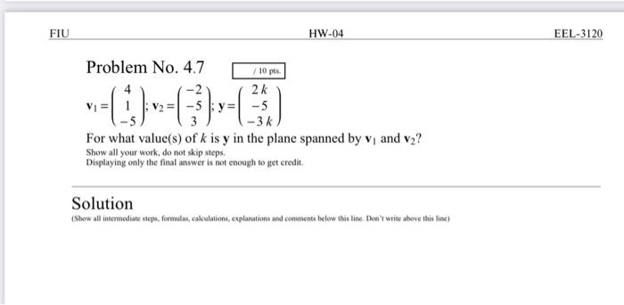 Solved Problem No. 4.7 | Chegg.com