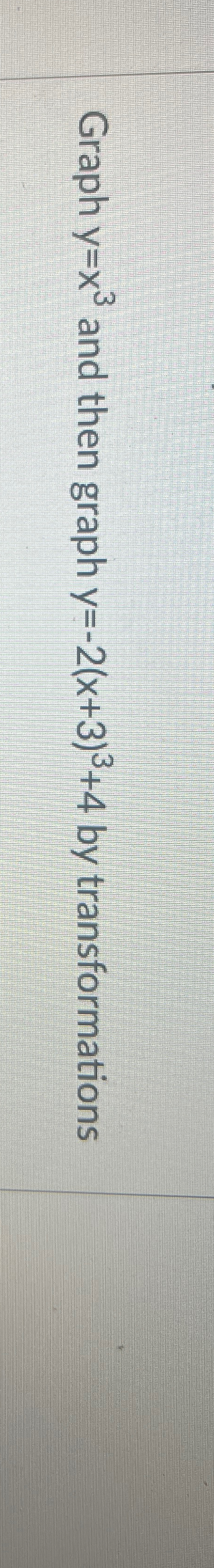 y 3 x 4 menjadi grafik y 3 x 2 6