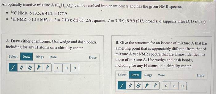 Solved Provide a structure for the given compound. EI mass | Chegg.com