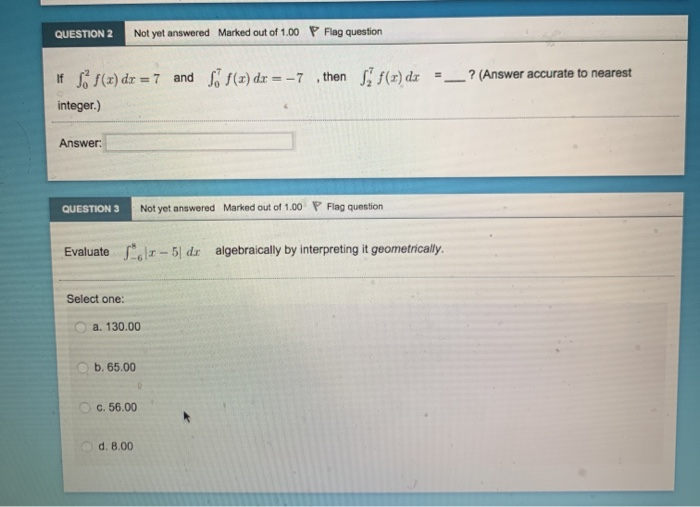Solved P Flag question Marked out of 1.00 Not yet answered | Chegg.com