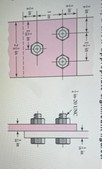 Solved [1] A bolted joint uses three SAE Grade 4 bolts as | Chegg.com