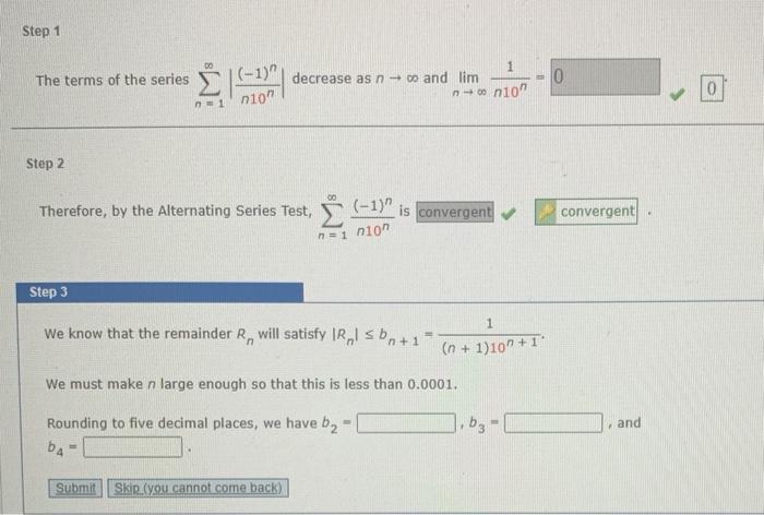 Solved Tutorial Exercise Test The Series For Convergence Or | Chegg.com