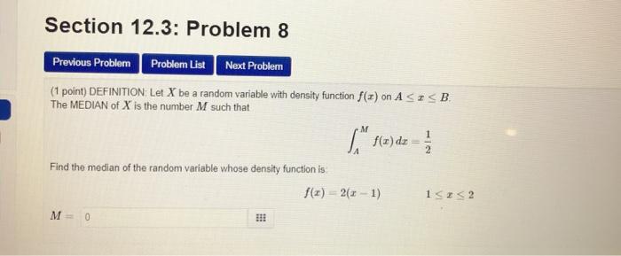 Solved Section 12.3: Problem 8 Previous Problem Problem List | Chegg.com