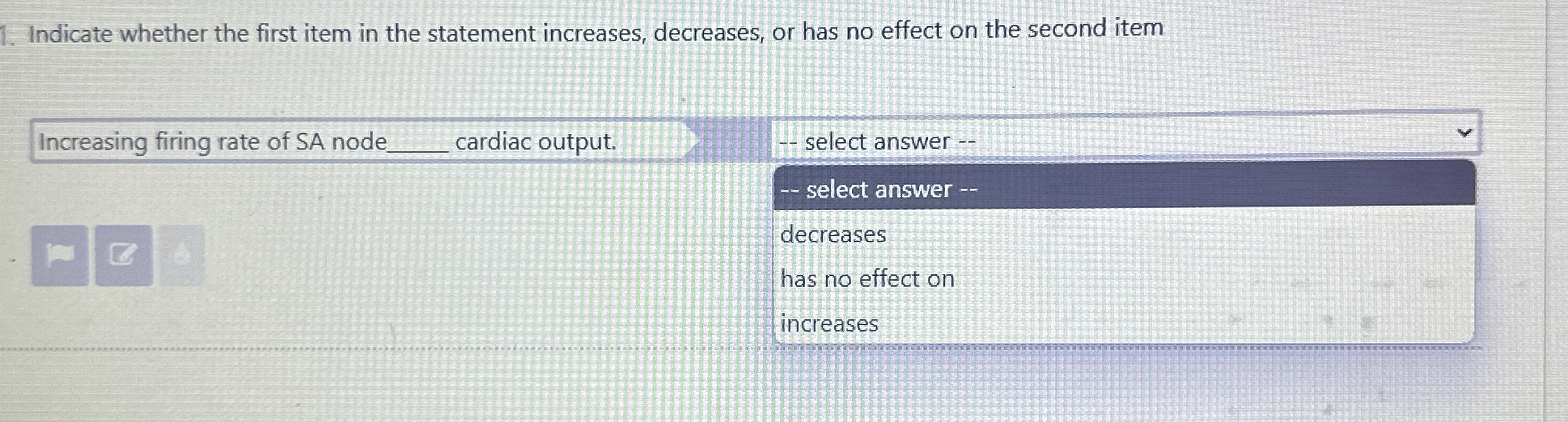 Solved Indicate whether the first item in the statement | Chegg.com