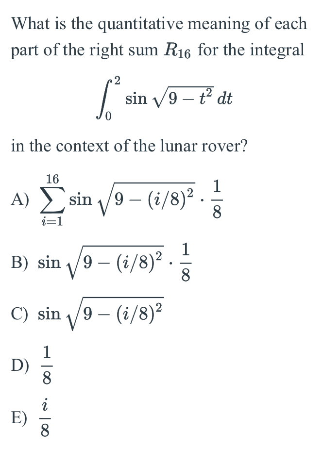 Solved What is the quantitative meaning of each part of the | Chegg.com