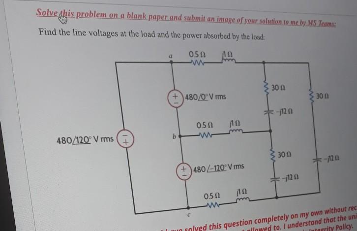 Solved Solve this problem on a blank paper and submit an | Chegg.com