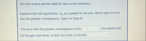 Solved You will receive partial credit for any correct | Chegg.com