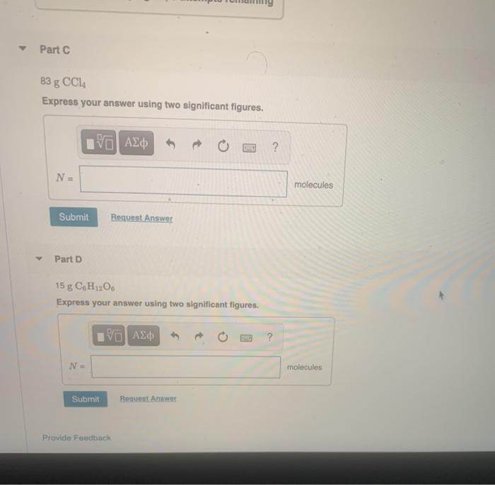 Solved Part G Ccl Express Your Answer Using Two Signif Chegg Com