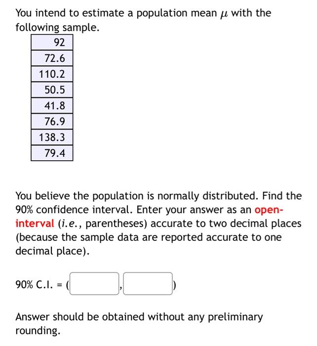 Solved A sample of the length in inches for newborns is | Chegg.com