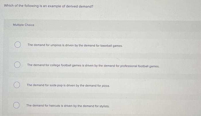 Solved Which of the following is an example of derived | Chegg.com
