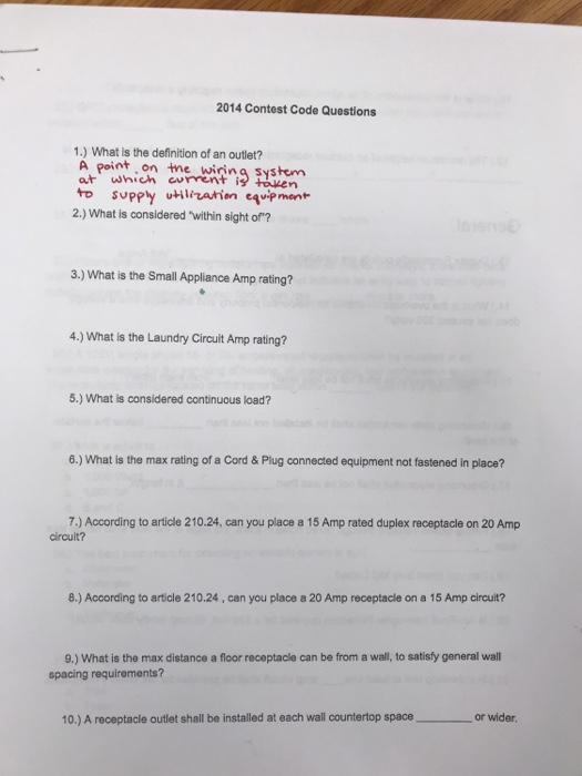 Solved 2014 Contest Code Questions 1.) What is the | Chegg.com