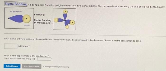 Solved A a bond arises from the straight-on overlap of two | Chegg.com