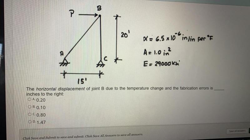 Solved B P 21 X 6 5x10 Inlin Per F A 1 0 In A Chegg Com