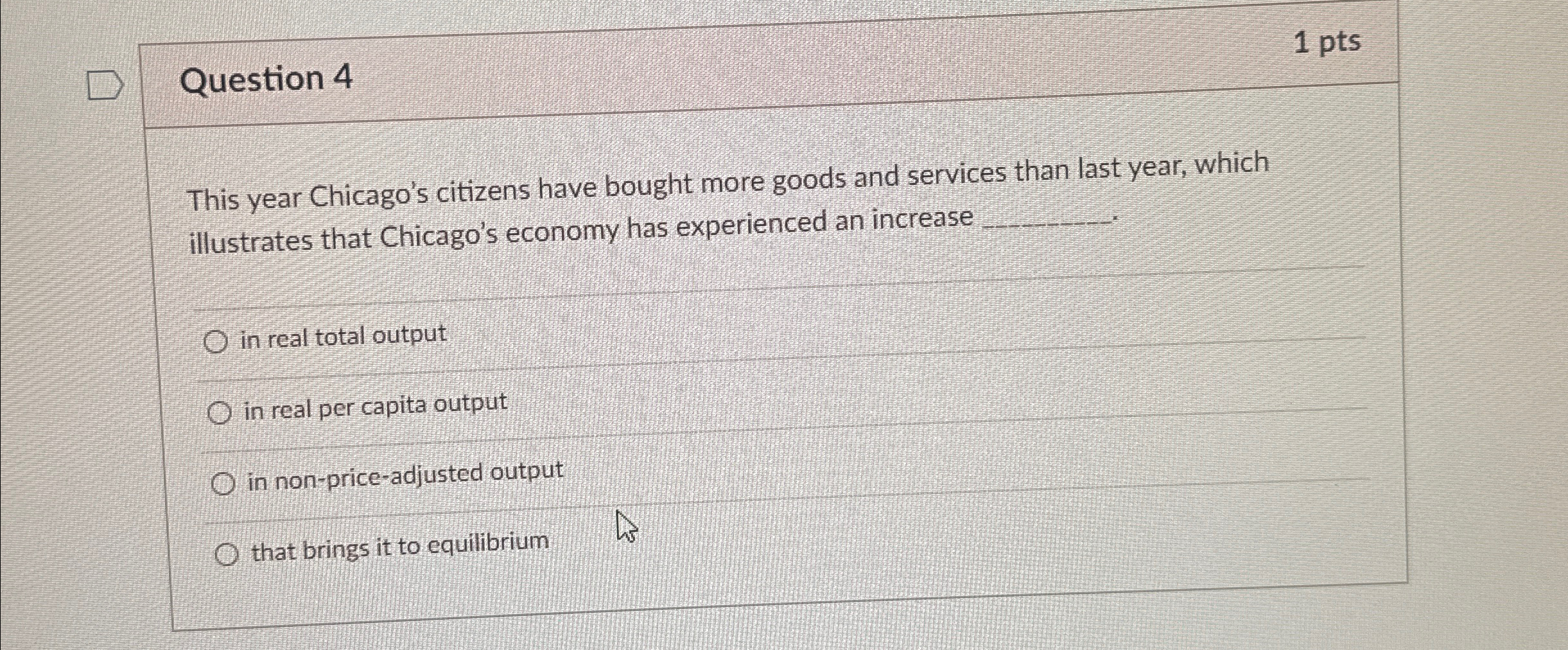 Solved Question 41 ﻿ptsThis year Chicago's citizens have | Chegg.com