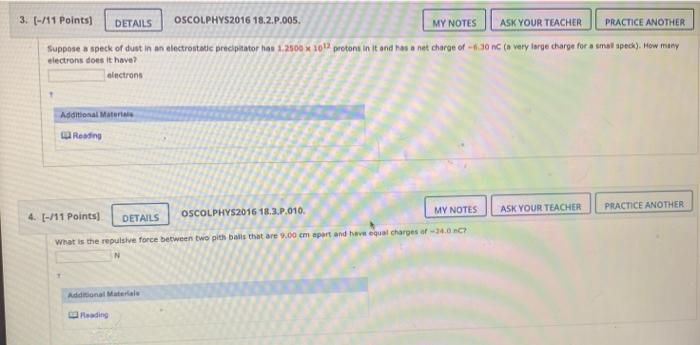 Solved 3 [ 11 Points Details Oscolphys2016 18 2 P 005 My