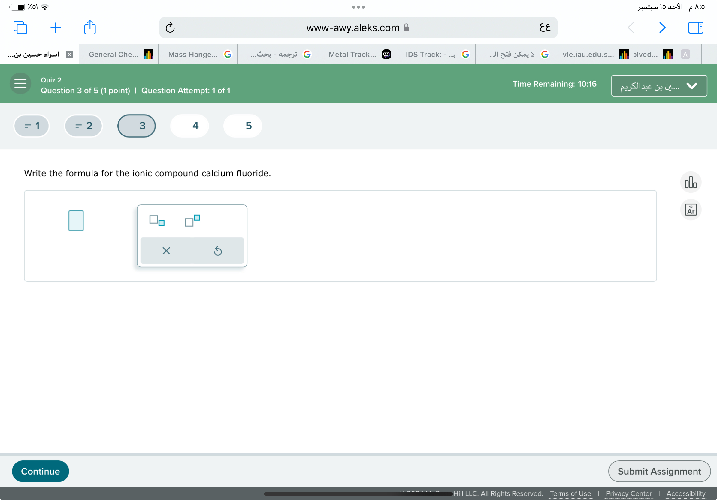 Solved Write the formula for the ionic compound calcium