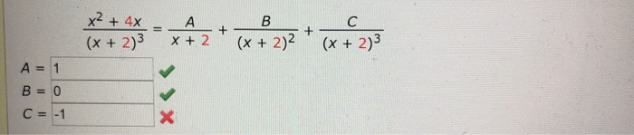 Solved I'm not sure what I keep doing wrong for part C? | Chegg.com