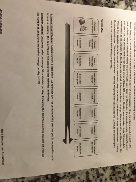 if it takes 5 associates 10 minutes to make 1