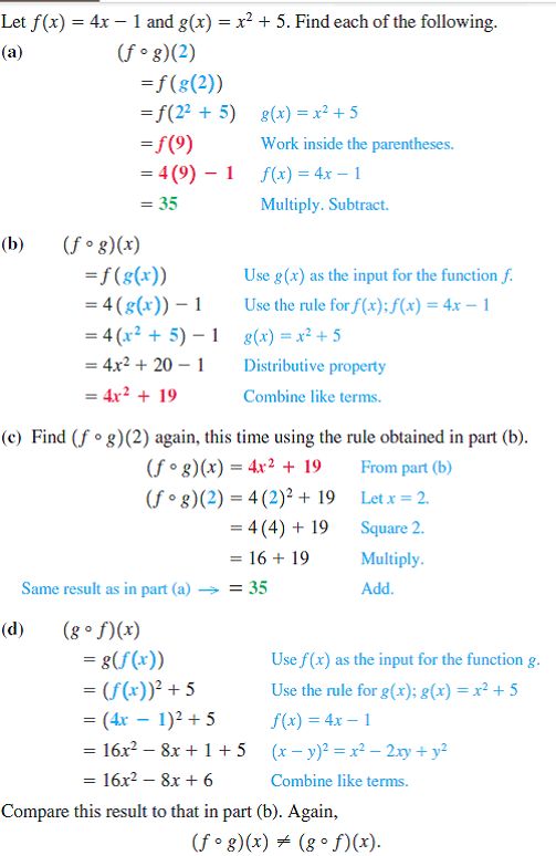 Solved: Let f(x) = x2 + 4, g(x) = 2x + 3, and h(x) = x + 5. Fin ...