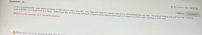 Solved diaration of the activity is Question 15 | Chegg.com