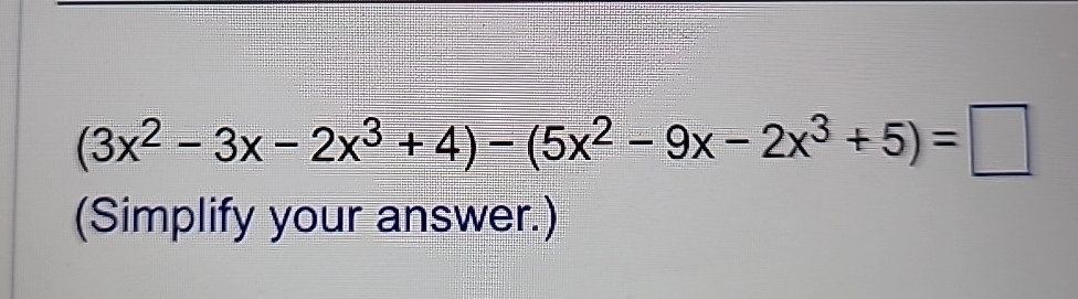 x 3 5x 2 3x 9