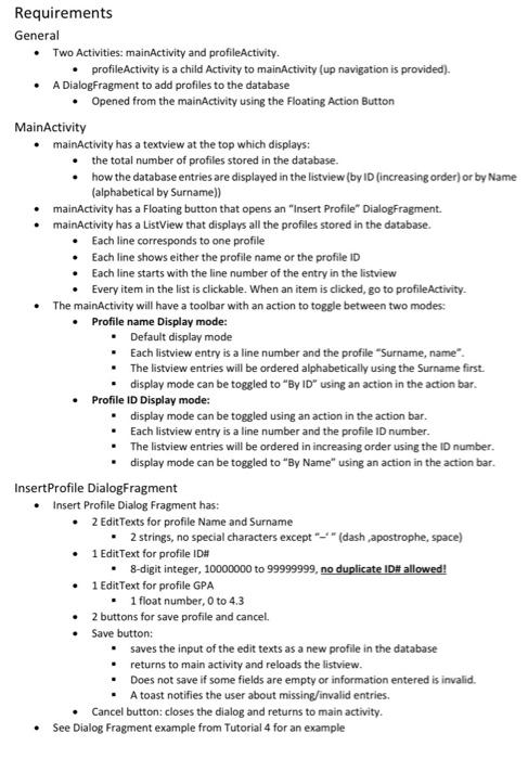 Solved Objective Design and implement an android mobile | Chegg.com