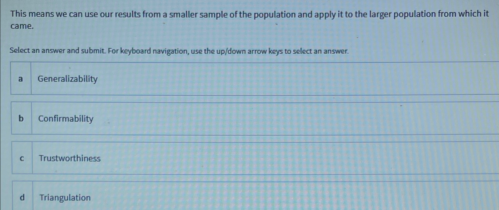 Solved This means we can use our results from a smaller | Chegg.com