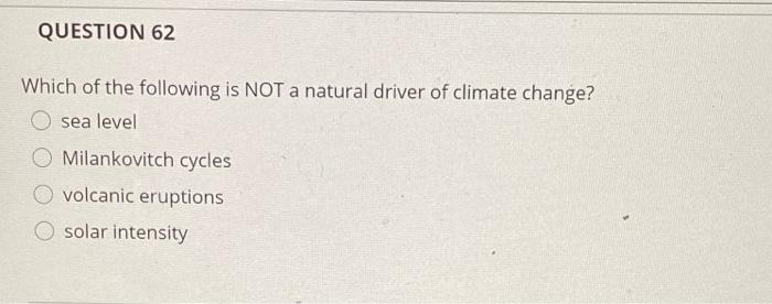 Solved QUESTION 55 The melting of clathrates is an example | Chegg.com