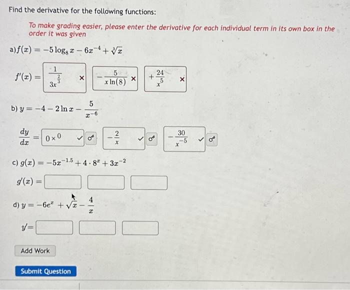 solved-find-the-derivative-for-the-following-functions-to-chegg