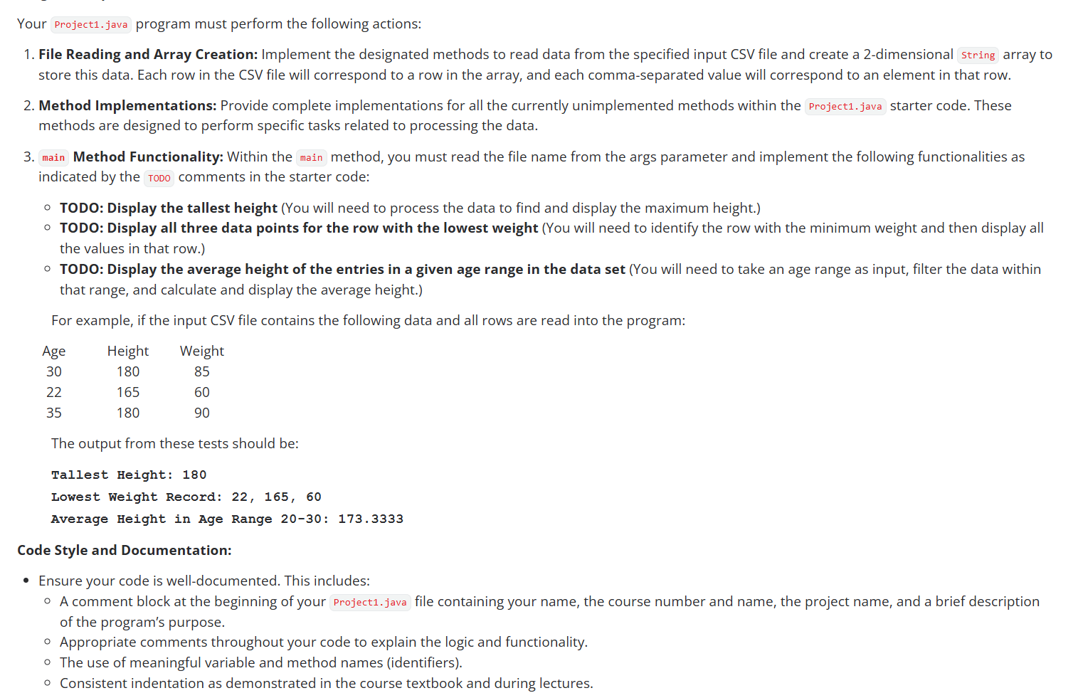 examplemod1.8.9 src main java com example examplemod... Solved DO NOT MODIFY ANY METHOD HEADERS OR PACKAGE | Chegg.com