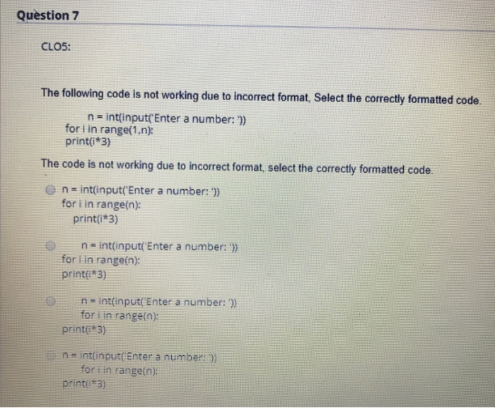 Solved Question 7 CLOS: The following code is not working | Chegg.com