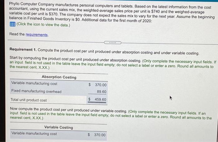 solved-requirements-1-compute-the-product-cost-per-unit-chegg