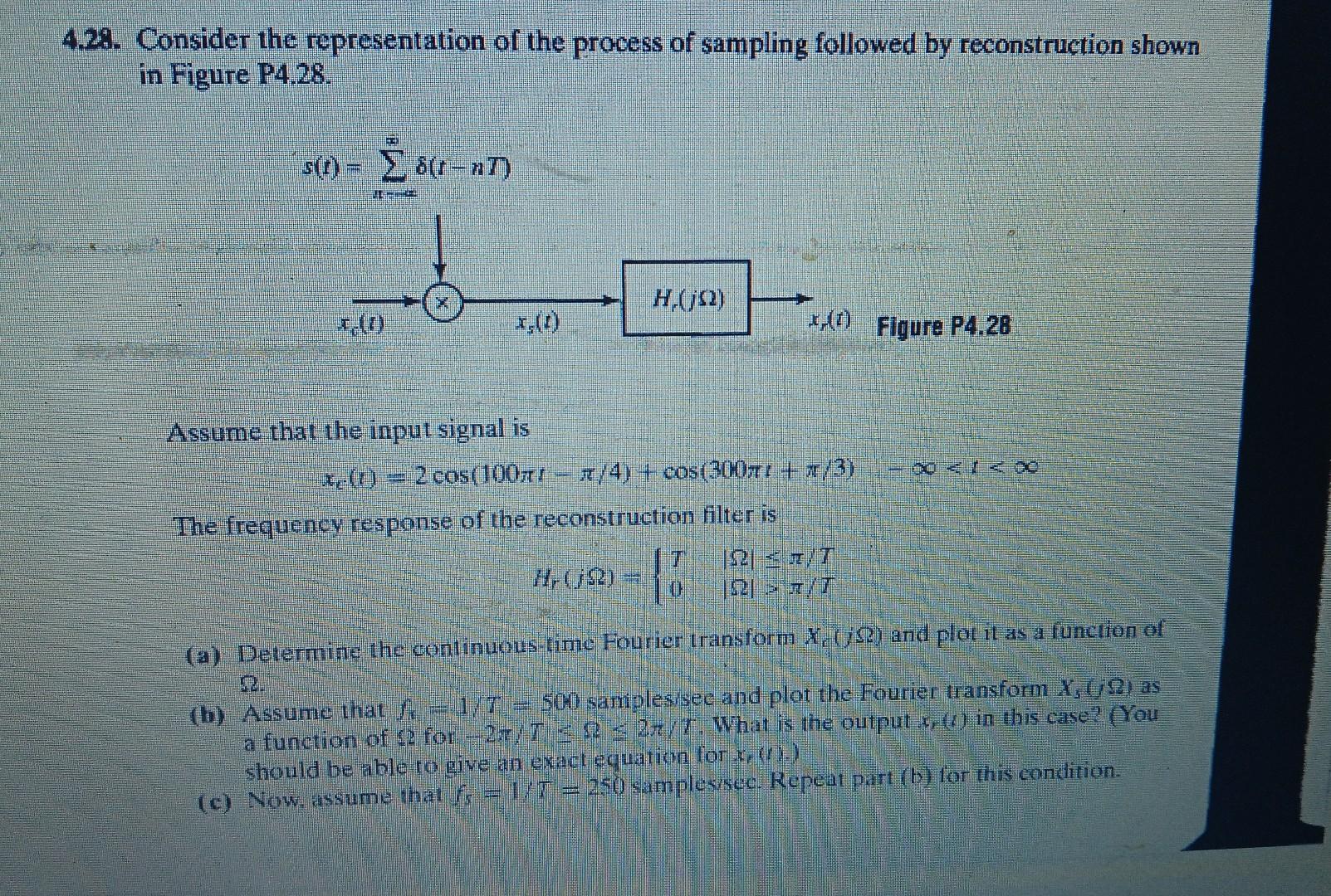 Solved 4.28. Consider the representation of the process of | Chegg.com