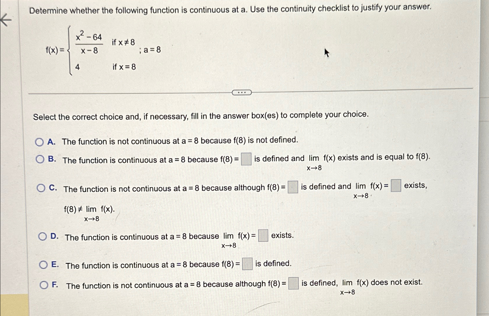 Solved Determine whether the following function is | Chegg.com