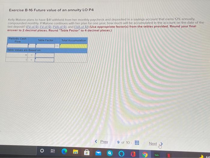 Solved Exercise B-5 Future Value Of An Amount LO P2 Mark | Chegg.com