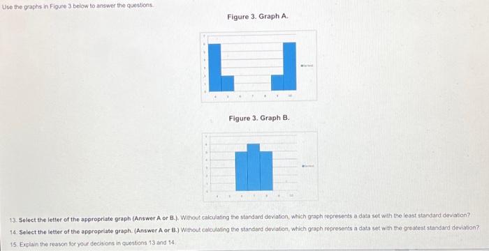 Using Graph A And Graph B, Answer The Following.13. | Chegg.com