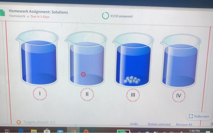 Solved HQ12.03 Homework. Unanswered If The Following Beaker | Chegg.com