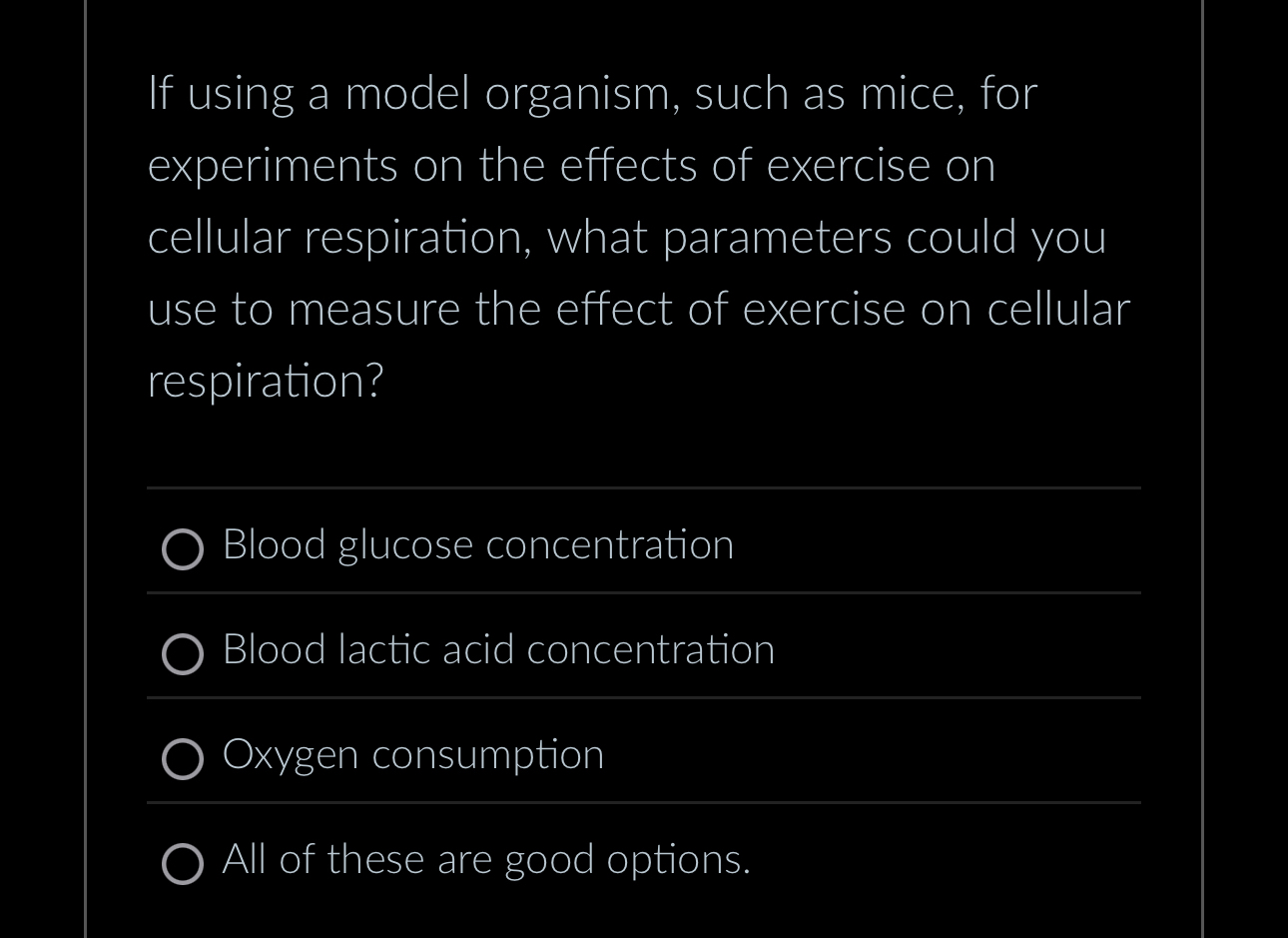 Solved If using a model organism, such as mice, for | Chegg.com