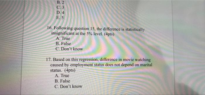 Solved Questions 13 through 17 are based on the following | Chegg.com