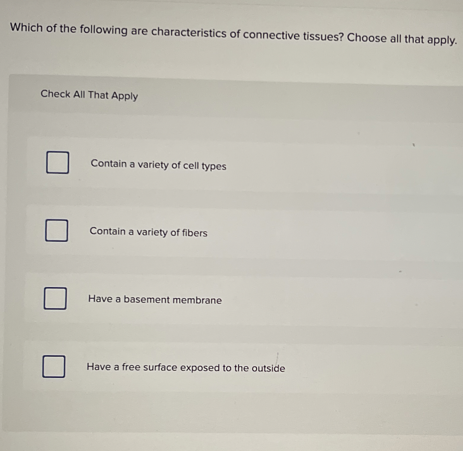Solved Which of the following are characteristics of | Chegg.com