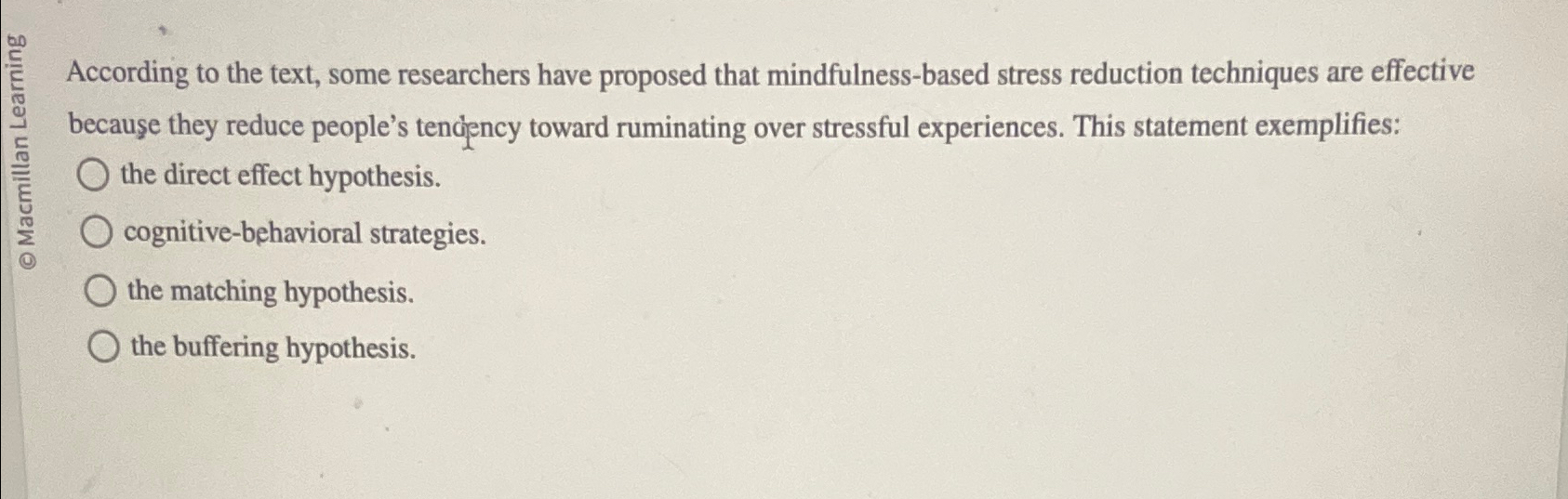 Solved According to the text, some researchers have proposed | Chegg.com