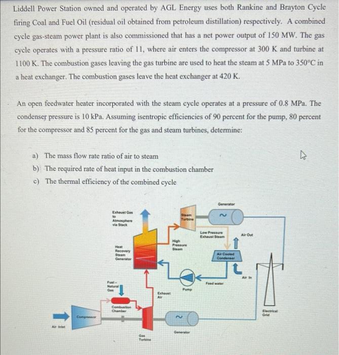 Solved Liddell Power Station owned and operated by AGL Chegg