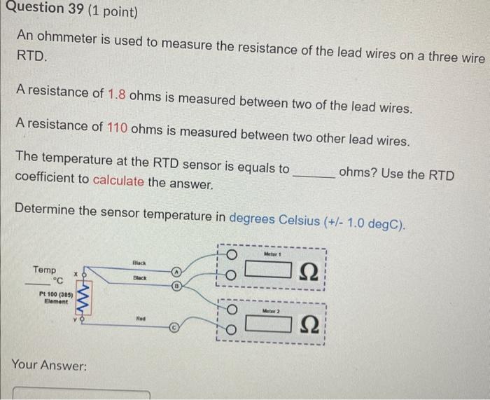 Solved An ohmmeter is used to measure the resistance of the