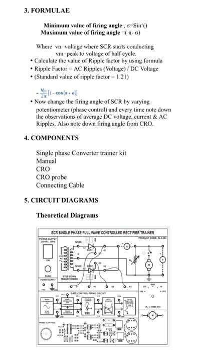 Solved Single phase Full wave controlled Rectifier-Ceatre | Chegg.com
