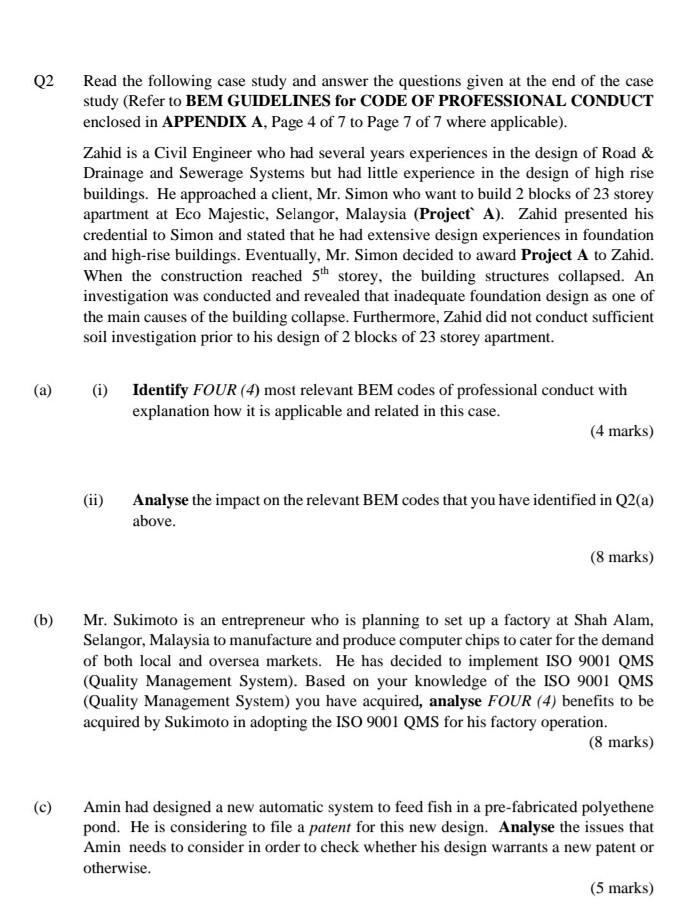 Solved Q2 Read the following case study and answer the | Chegg.com