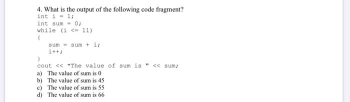 Solved 1. How many times does the code snippet given below | Chegg.com