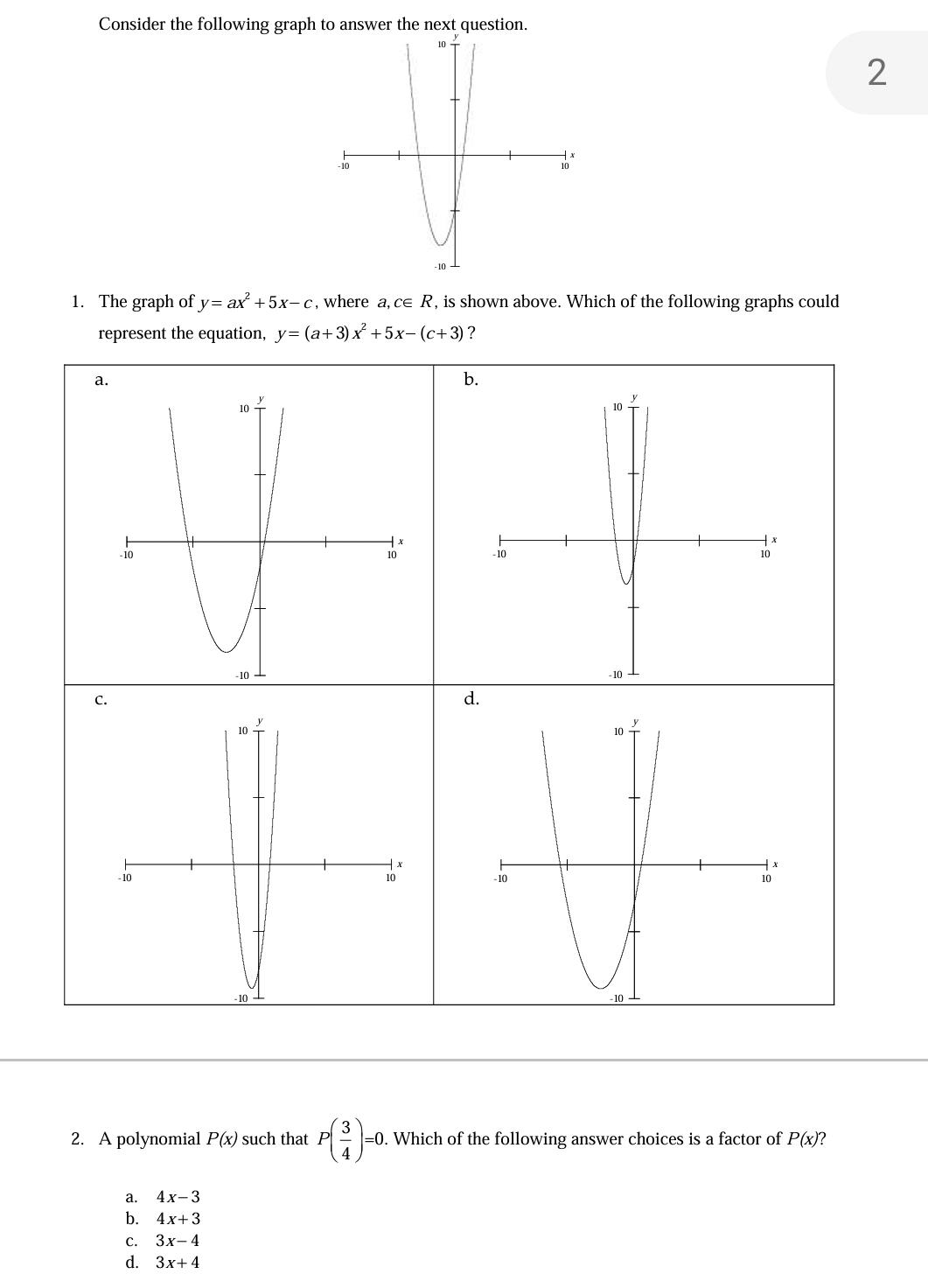 Solved Consider the following graph to nomonne the nout | Chegg.com