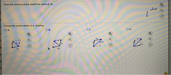 Solved Given The Vectors A And B, Sketch The Vector A-b. | Chegg.com