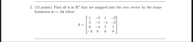 Solved I need help with with linear algebra for scientist | Chegg.com